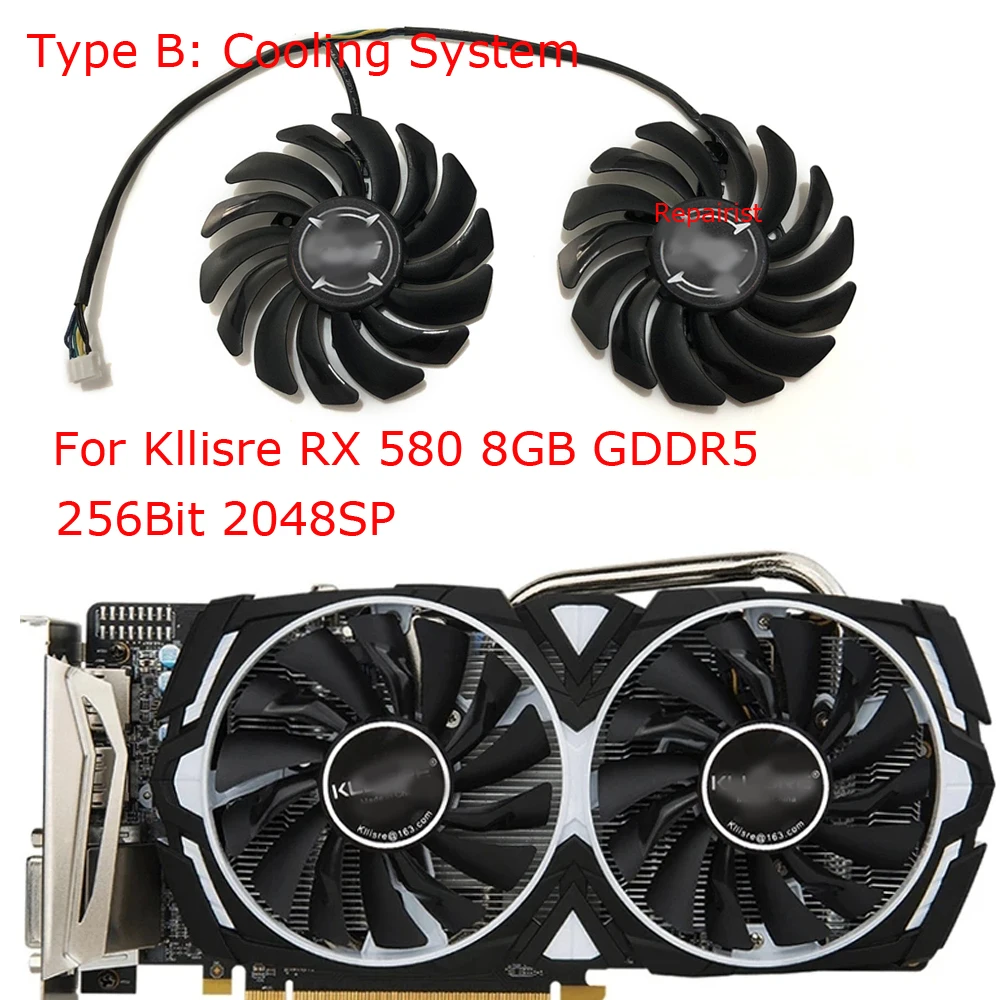 Video Cards Fan,T129215SU,VGA  - огляд і ціна Rx 580 8Gb 2048Sp Gpu